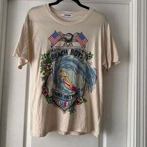 Daydreamer Beach Boys “Surf Patrol / Catch a Wave” Graphic Tee – Size Small
